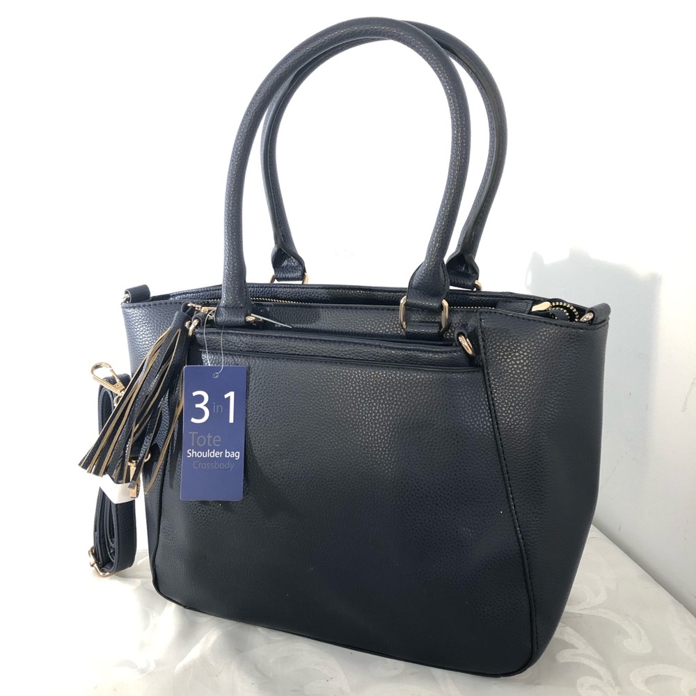 NWT G.H. Bass 3-in-1 Shoulder Purse Crossbody Bag